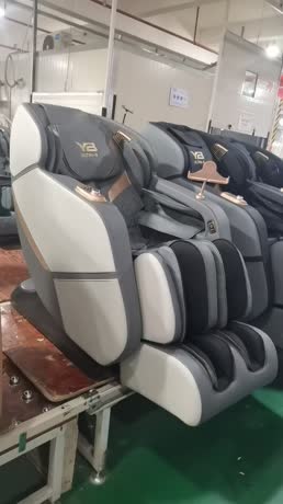 פס ייצור מלא של כורסאות עיסוי YB ULTRA-8 מוכנות למשלוח